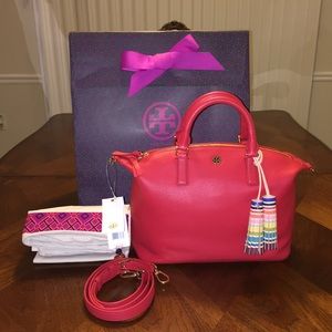 NWT Tory Burch Multi Small Slouchy Satchel